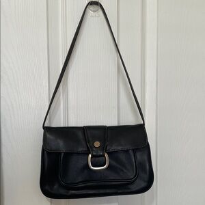 Etienne Aigner Classic Black Shoulder Bag